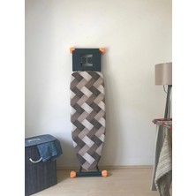 Premini Büyük Boy Ipli Keçeli Ütü Masası Kılıfı 55X140CM Brown Aura