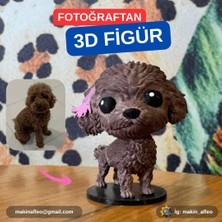 Makinafleo Kişiye Özel 3D Evcil Hayvan Figürü (25CM)