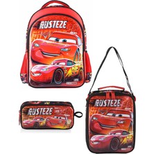 Disney Cars 42180 Salto Octane Gain  3lü Ilkokul Çantası Seti