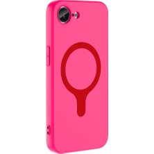 Cepustik Telefon Aksesuarları iPhone 17E Kılıf M-Safe Şarj Özellikli Aris Silikon Kılıf