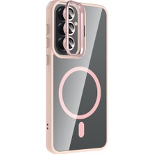 Gpack Samsung Galaxy A37 Kılıf Etro Standlı Araç Tutucu Özellikli Kamera Lens Koruyucu Hediye