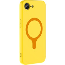 Cepustik Telefon Aksesuarları iPhone 17E Kılıf M-Safe Şarj Özellikli Aris Silikon Kılıf