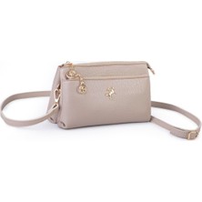 Nas Bag Kadın Çapraz ve Clutch Çanta Bilek ve Çapraz Askılı - Kum Victoria