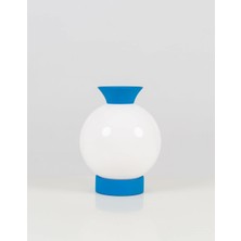 Bahar Aydınlatma Bahar Mavi Detaylı Küre Abajur - 1015