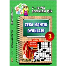 Platform Yayınları Zeka Mantık Oyunları 3 Ayşegül Seçkiner 7-12 Yaş Eğitici Kitap Normal Boy Ciltsiz
