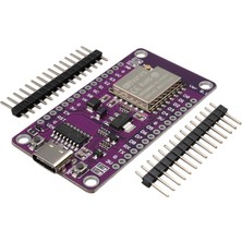 OEM ESP-07S Tabanlı NodeMCU V3 Mor Geliştirme Kartı Harici Anten Girişli ve USB-C Bağlantılı