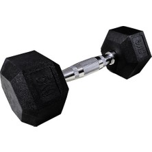 Avessa Olimpik Dambıl 5 kg Siyah Renkli Dayanıklı Hex Tasarım Özellikli