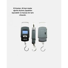 Cndr Portatif Dijital El Kantarı – Bavul, Kargo ve Paket Tartı Cihazı 50 kg