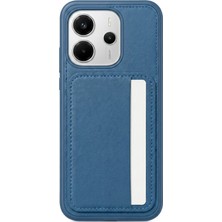 Mopal Cardx Redmi Note 14 4g Uyumlu Vegan Deri Kartlıklı Kamera Korumalı Kılıf