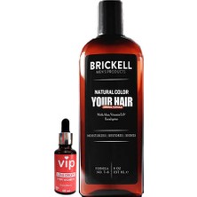 No7trend Brickell Erkeklere Özel Saçsakal Beyazlıkgiderici 237 ml Şampuan + Vip Bayan Cinselistek Uyandırıcıdamla