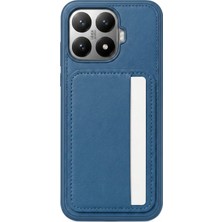 Mopal Cardx Mi 15T Pro Uyumlu Vegan Deri Kartlıklı Kamera Korumalı Kılıf