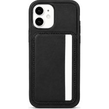 Mopal Cardx iPhone 11 Uyumlu Vegan Deri Kartlıklı Kamera Korumalı Kılıf