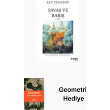 Can Yayınları Savaş ve Barış-2 Cilt Takım + Geometri Hediye