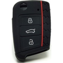 Uzay Volkswagen Seat Skoda Polo Tiguan Golf 7 Silikon Anahtar Kılıfı