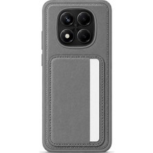 Mopal Cardx Redmi Note 14 Pro Uyumlu Vegan Deri Kartlıklı Kamera Korumalı Kılıf