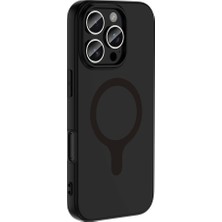 Cepustik Telefon Aksesuarları iPhone 16 Pro Max Kılıf M-Safe Şarj Özellikli Aris Silikon Kılıf
