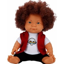 Nessi World Kıvırcık Saçlı Curly Bebek 35 cm