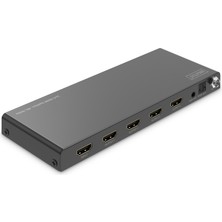 Digitus 1x4 HDMI Splitters Ayırıcı, 8K/60Hz (4:4:4), Toslink, Stereo, Edıd Kontrolü