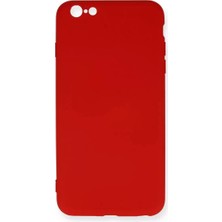 İntora Iphone 6 Kılıf Nano Içi Kadife Silikon - Kırmızı