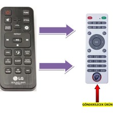 Kumandacenter Lg AKB74435311 LAS450H, LAS551H ve LAP250H Soundbar Ev Sinema Ses Sistemi Kumandası