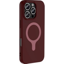 Cepustik Telefon Aksesuarları iPhone 16 Pro Max Kılıf M-Safe Şarj Özellikli Aris Silikon Kılıf
