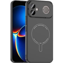 Ceponya Xiaomi Poco F8 Ultra Kılıf Magsafe Şarj Özellikli Kamera Korumalı Elio Sert Pc Kapak