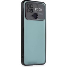 İntora Redmi 10C Kılıf Lensli Silikon - Siyah