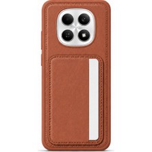 Mopal Cardx Redmi Note 15 4g / 5g Uyumlu Vegan Deri Kartlıklı Kamera Korumalı Kılıf