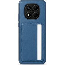 Mopal Cardx Redmi Note 14 Pro Uyumlu Vegan Deri Kartlıklı Kamera Korumalı Kılıf
