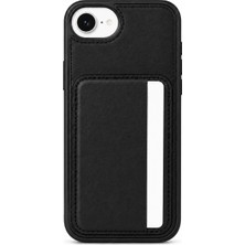 Mopal Cardx iPhone 17E Uyumlu Vegan Deri Kartlıklı Kamera Korumalı Kılıf
