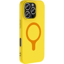 Cepustik Telefon Aksesuarları iPhone 16 Pro Kılıf M-Safe Şarj Özellikli Aris Silikon Kılıf