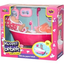 Nessi World 02605  Pilli Küvette Duş Yapan Bebek