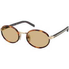 Prada B56S 21E10R 52 Kadın Güneş Gözlüğü İtalya Menşeli Altın Çerçeve ile Şık Tasarım