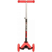 Nessi World Twist Işıklı Scooter Kırmızı