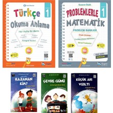 Üçgen Yayıncılık 1. Sınıf Yaz Tatil Seti Ciltsiz Türkçe Eğitim Kitapları ile 250 Sayfa