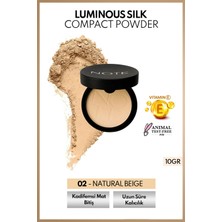 Luminous Silk Compact Powder Mat Bitişli Toz Pudra - 02 Natural Beige