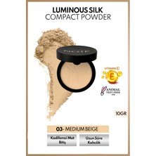 Luminous Silk Compact Powder Mat Bitişli Toz Pudra - 03 Medium Beige