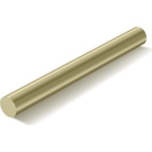Metal Deposu Pirinç Sarı Dolu Çubuk Profil 10MM Çap - 100CM Boy - 1 Metre