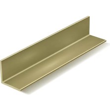 Metal Deposu Pirinç Sarı Köşebent Profil 15X15MM 2mm Et Kalınlığı 100CM - 1 Metre Boy