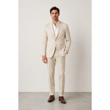Bihan Store Torba Cepli 6 Drop Erkek Takım Elbise Carlo Piero 63225-KREM
