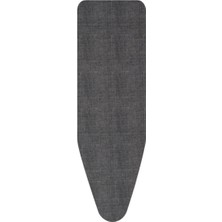 Premini 124X45CM Ütü Masası Kılıfı, Süngerli, Denim Siyah