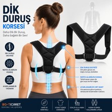 bgvibe Dik Duruş Korsesi Postür Düzeltici Sırt ve Omuz Destekleyici Skolyoz Ayarlanabilir Korse