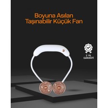 Cndr 5 Kanatlı Sessiz Mini Fan 3 Vitesli Katlanabilir Asılabilir