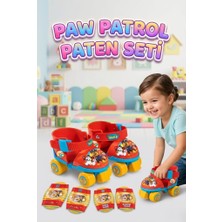 Farbu Oyuncak Paw Patrol Paten Seti - Ayarlanabilir 4 Tekerlekli Paten ve Koruyucu Ekipman 22-29 Numara