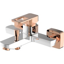 Filia Yapı Salvo Plus - Banyo Bataryası - Krome - Rose Gold