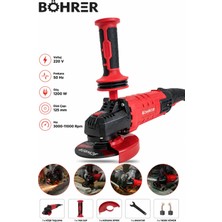 Böhrer BA011338 1200 Devir 125 mm Köşe Taşlama