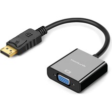 Neolink NL-110 Dp Displayport To VGA Çevirici Full Hd 1080P Dönüştürücü Adaptör
