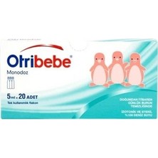 Otribebe Monodoz 5 ml 20 Flakon İzotonik Steril Deniz Suyu Bebekler İçin Hassas Temizlik