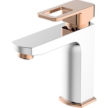 Filia Yapı Salvo Plus - Lavabo Bataryası - Krome - Rose Gold