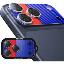 iPhone 17 Pro Max Kamera Lens Koruyucu Hd Temperli Cam Kamera Camı Çizilmeye Dayanıklı Camera Go World Cup Serisi Torras Tam Uyumlu